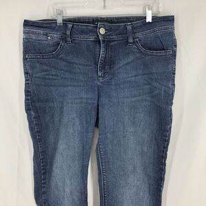 Lee Platinum Label Perfect Fit Straight Leg Denim Blue Jeans 16 Short (38x29)
